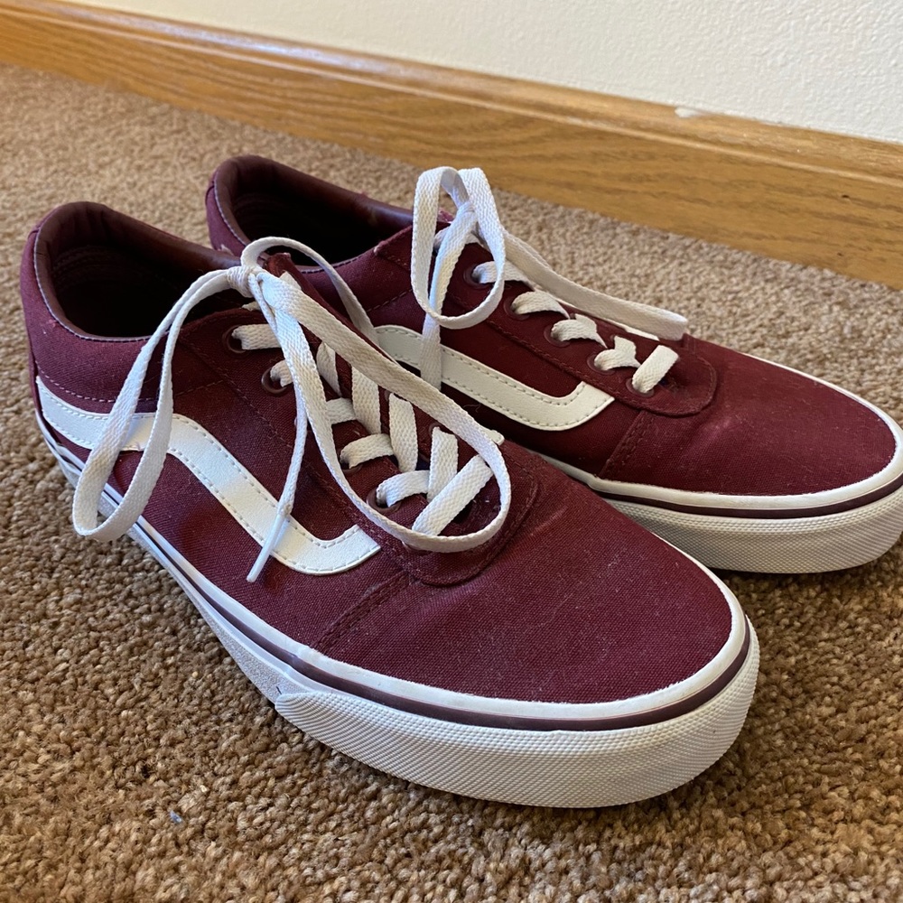 Maroon Vans